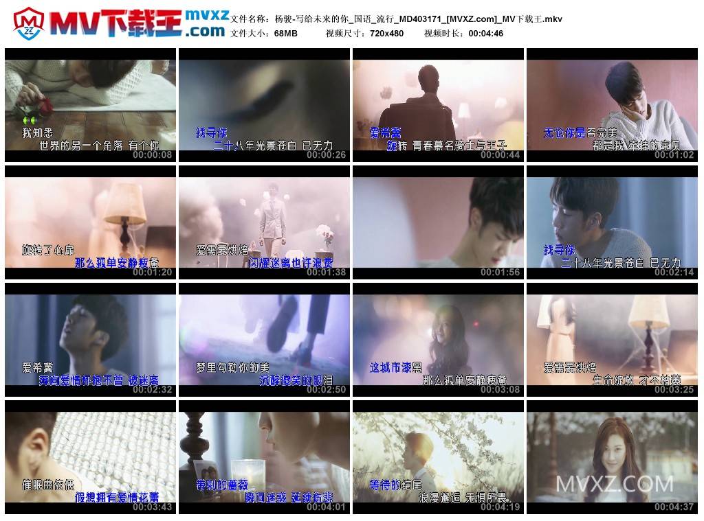 杨骏-写给未来的你_国语_流行_MD403171